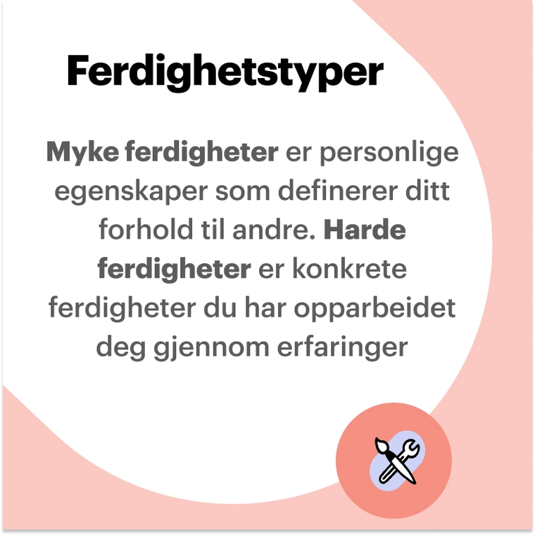 Viktigste ferdigheter som frisører har som skal være med å en CV