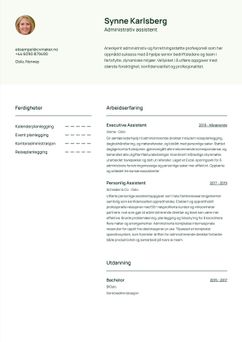 Velg mal Wheaton og lag en profesjonell CV