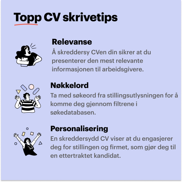 Topp CV skrivetips Lister opp de beste skrivetipsene på en helsefagarbeider CV