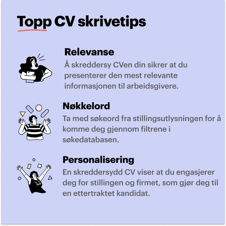 Oppsummering av alt som bør være med på en resepsjonist CV